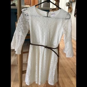Girls Boho Lace Dress